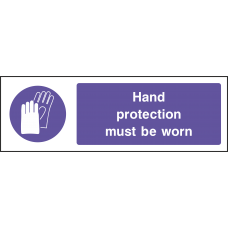 Hand Protection Must Be Worn - Landscape
